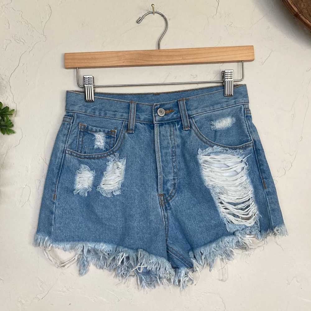 John Galt Distressed Shorts